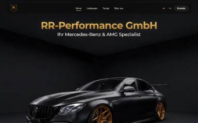 Website preview for RR-Performance GmbH