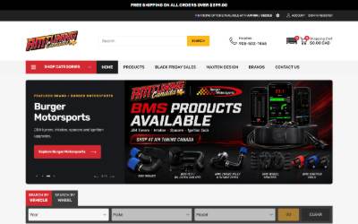 Top of the website for AM Tuning Canada