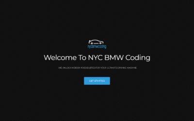 Top of the website for BMWcodingNYC