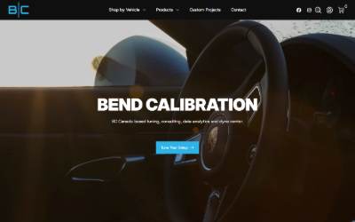 Top of the website for Bend Calibration