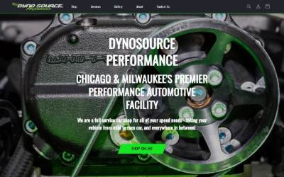 Top of the website for DynoSource Performance
