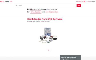 Website preview for ECUTools