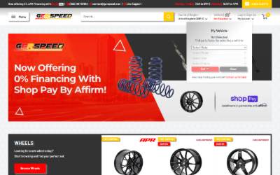 Top of the website for GERSpeed