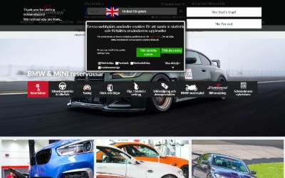 Website preview for Schmiedmann Sverige AB