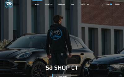 Top of the website for Straight Jacket