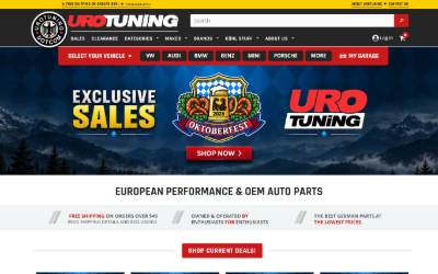 Top of the website for UroTuning LLC