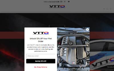 Top of the website for Vargas Turbo
