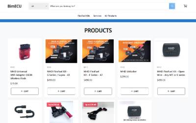 Top of the website for Bimmer ECU Solutions