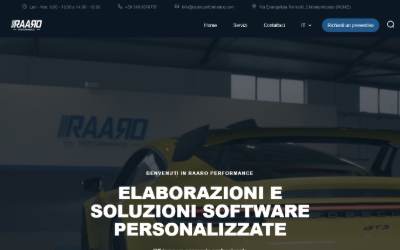Website preview for RAARO Performance