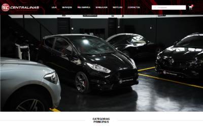 Website preview for SC Centralinas - Eletrónica Automóvel