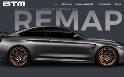 Website preview for BTM PERFORMANCE