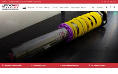 Website preview for SVR Autosport