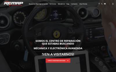 Website preview for Remap Performance