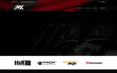 Website preview for MK Performance