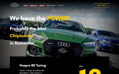 Website preview for Rs Tuning-Chiptuning Bucuresti