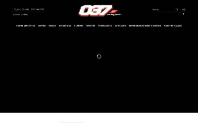 Website preview for Balarri racing parts