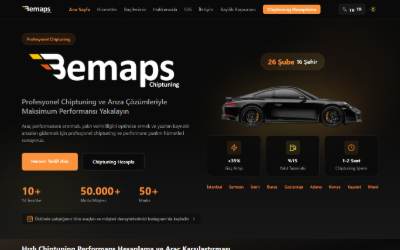 Website preview for Bemaps Chiptuning