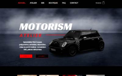 Website preview for MOTORISM