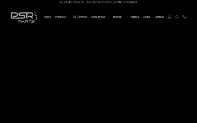 Website preview for PSR Parts DCE Parts