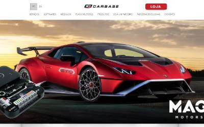 Website preview for CARBASE PECAS AUTOMOTIVAS LTDA.
