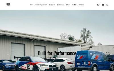 Top of the website for Built By Felix