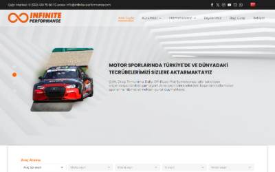 Website preview for Infinite Performance
