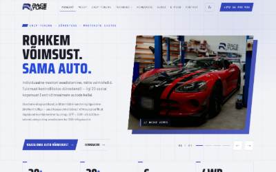 Website preview for RACETUNE OÜ