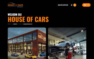 Website preview for House of Cars