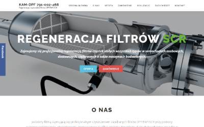 Website preview for KAM-DPF