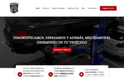 Website preview for Los Totes Automotive