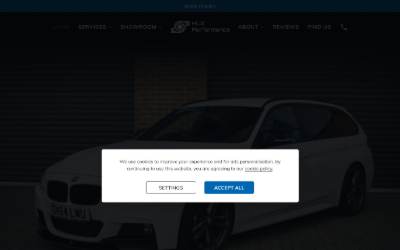 Website preview for HLX Performance Ltd