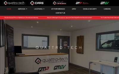 Website preview for Quattro-Tech Limited (QT1)