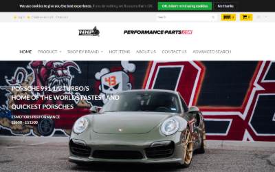 Top of the website for HKP Tuning & Performance