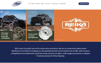 Top of the website for Johnston Research & Performance