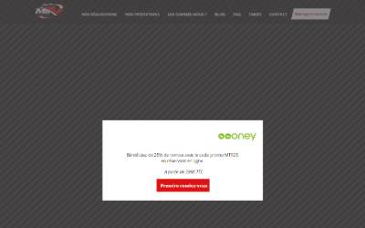 Top of the website for MTR Motorsport