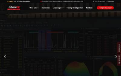 Top of the website for Stage N