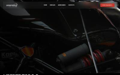 Top of the website for DRSpeed