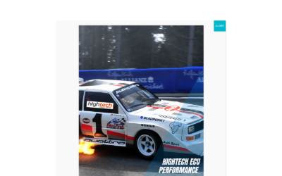 Top of the website for High Tech Car Fix Center