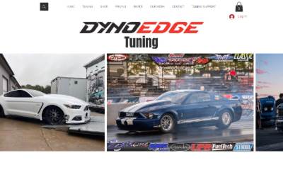 Top of the website for Dyno Edge Tuning