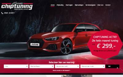 Top of the website for Mobile Chiptuning