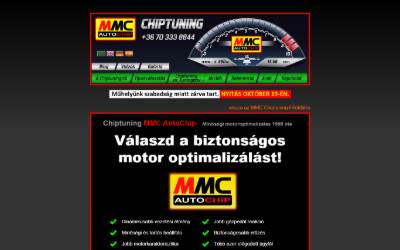 Top of the website for MMC AutoChip