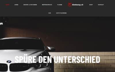 Top of the website for K.A.R Tuning