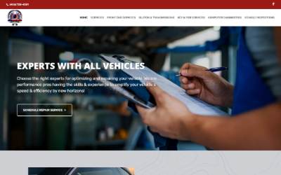 Top of the website for Spartans Tuning