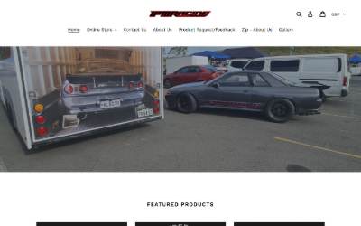 Top of the website for IPM Racing