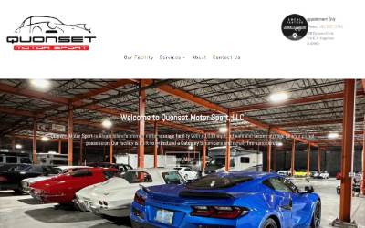 Top of the website for Quonset Motor Sport