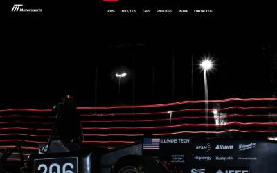 Top of the website for Illinois Tech Motorsports