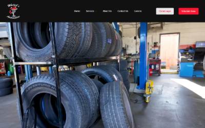Top of the website for Whetzel's Automotive