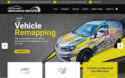 Website preview for GS AUTOS - Newcastle Remaps