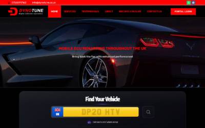 Website preview for Dynotune