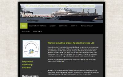 Top of the website for Marine Industrial Diesel Applied Services Ltd